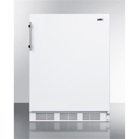 SUMMIT APPLIANCE Summit Appliance CT661W 32.63 x 23.63 x 23 in. Freestanding Counter Height Refrigerator-Freezer; White Cabinet CT661W